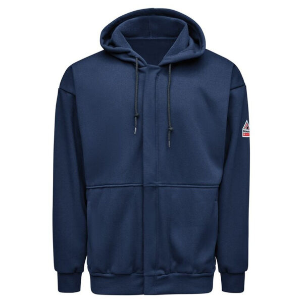 Full-Zip Fleece Hooded Sweatshirt - Tall Sizes Thumbnail