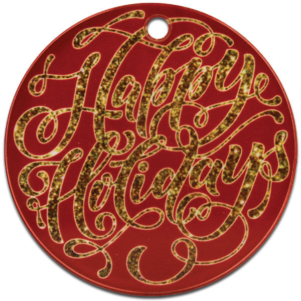 Acrylic Ornament - Round Thumbnail
