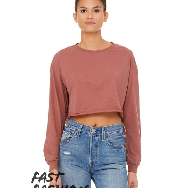 Women's FWD Fashion Crop Long Sleeve Tee Thumbnail