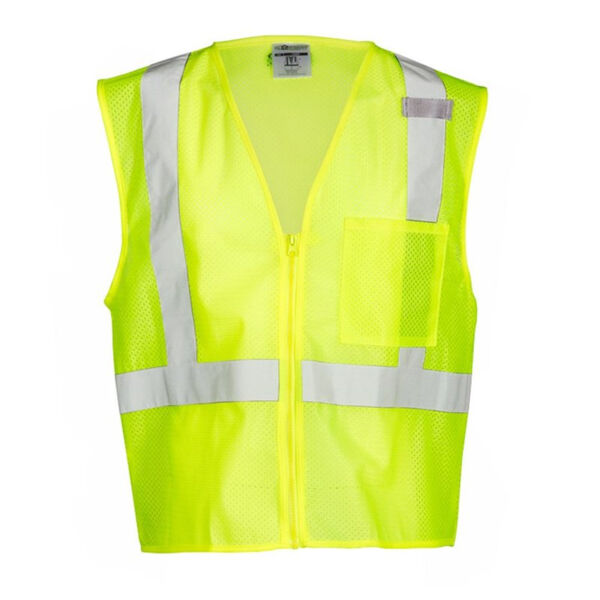 Single Pocket Zipper Mesh Vest Thumbnail