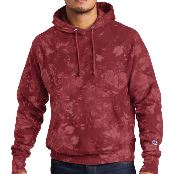 Reverse Weave ® Scrunch Dye Tie Dye Hooded Sweatshirt Thumbnail