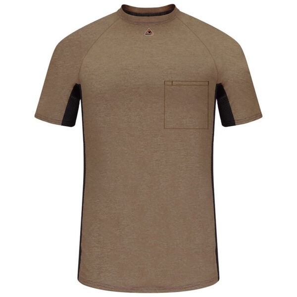 Men's FR Two-Tone Base Layer with Concealed Chest Pocket- EXCEL FR Thumbnail