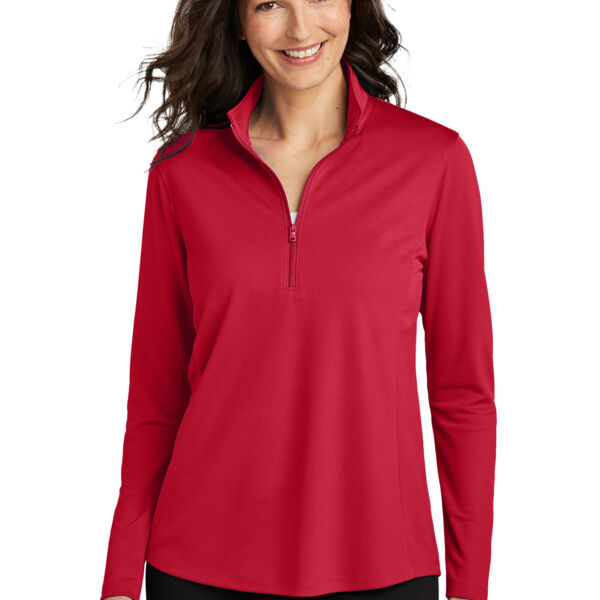 Ladies Dry Zone ® UV Micro Mesh 1/4 Zip Thumbnail