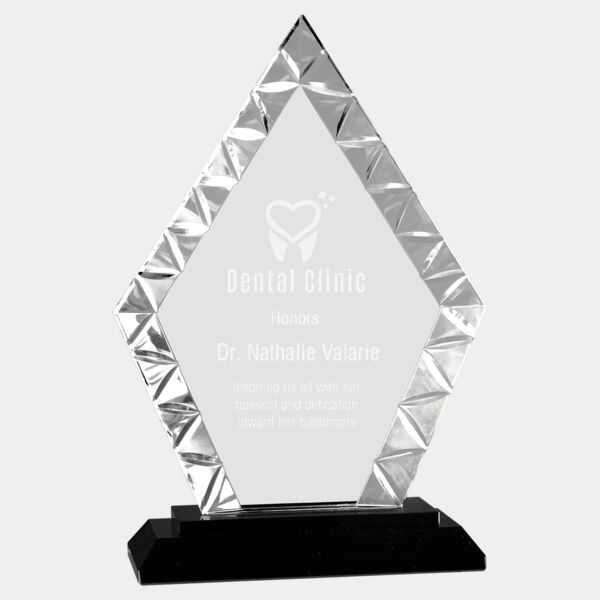 7 1/2" Diamond Accent Glass on Base Thumbnail