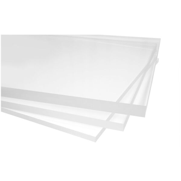 11 3/4" x 23 3/4" x 1/4" Cast Acrylic Sheet Stock/Double Sided Masking Thumbnail