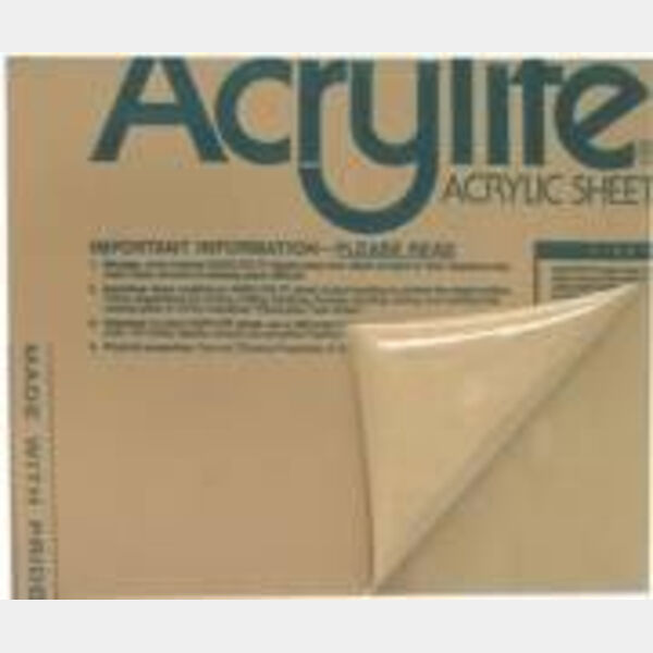 24" x 48" x 1/8" Acrylic Sheet/Double Sided Plastic Protective Coating Thumbnail