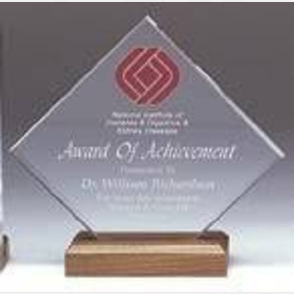 4" x 4" Diamond Acrylic (Base not included) Thumbnail