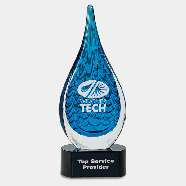 12 1/2" Raindrop Art Glass Thumbnail