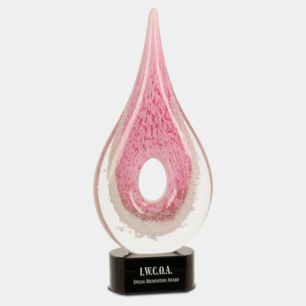 12" Round Window Raindrop Art Glass Thumbnail