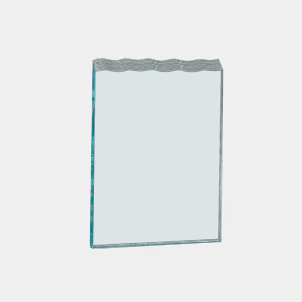 4" x 6 1/2" Tidal Series Jade Acrylic Award Upright Only Thumbnail