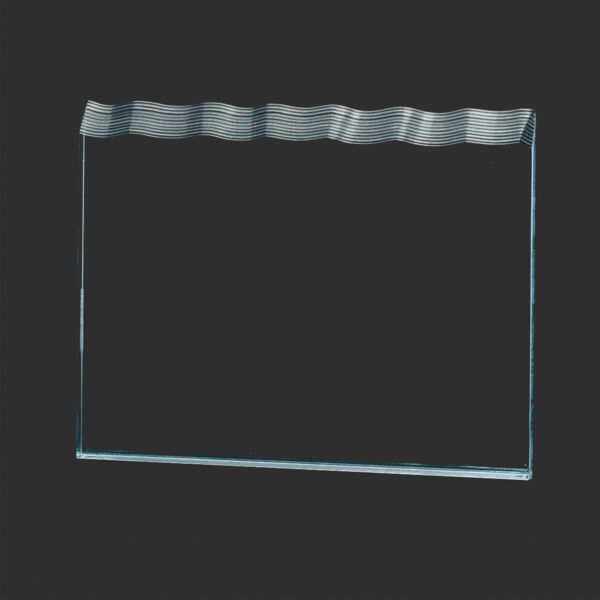 8" x 6 1/2" Tidal Series Jade Acrylic Award Upright Only Thumbnail