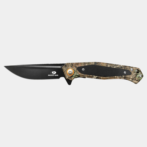 Bison River 4 1/2" Camo with Aluminum Everyday Carry Knife-Mossy Oak Thumbnail