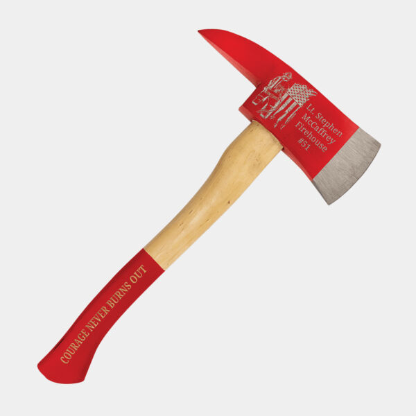 17 1/2" Short Fireman Axe with Blade Guard Thumbnail