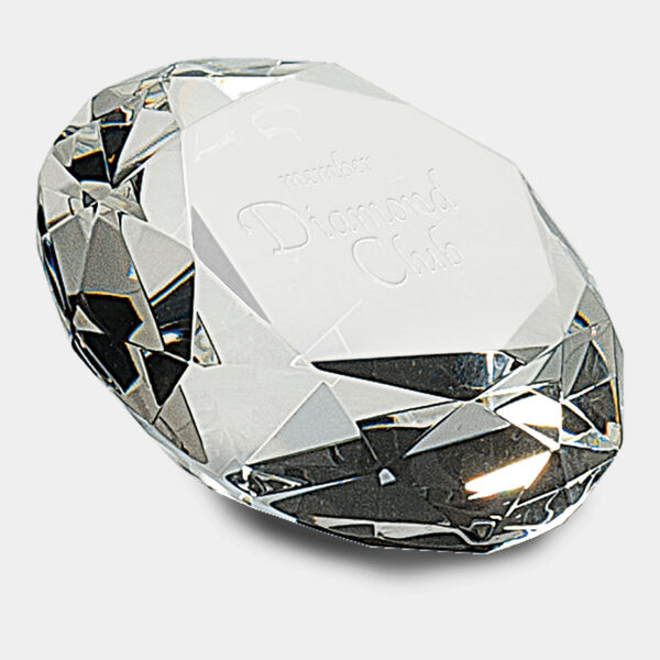 2 1/2" Crystal Diamond (4" Diameter) Thumbnail