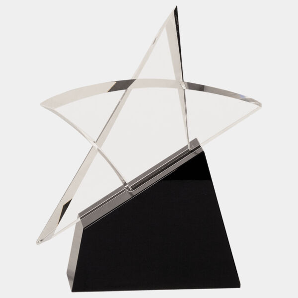 8 3/4" Crystal Outline Star on Base Thumbnail