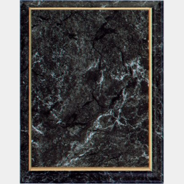 7" x 9" Improved Marble Finish Plaque with Cove Edge Thumbnail