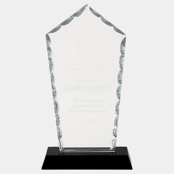 7 3/4" Diamond Facet Glass on Base Thumbnail