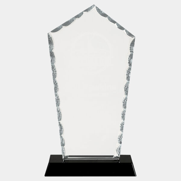 9" Diamond Facet Glass on Base Thumbnail