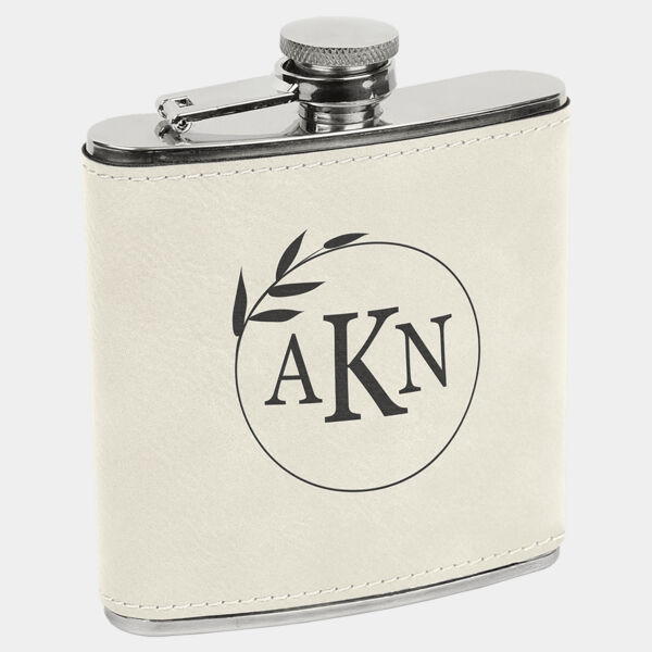 6 oz. / Laserable Leatherette Flask Thumbnail