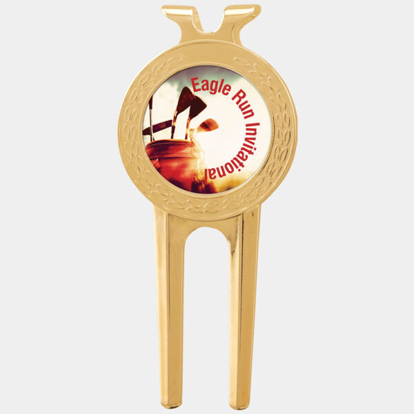 1 1/2" x 3" Divot Tool with Sublimatable Insert Thumbnail