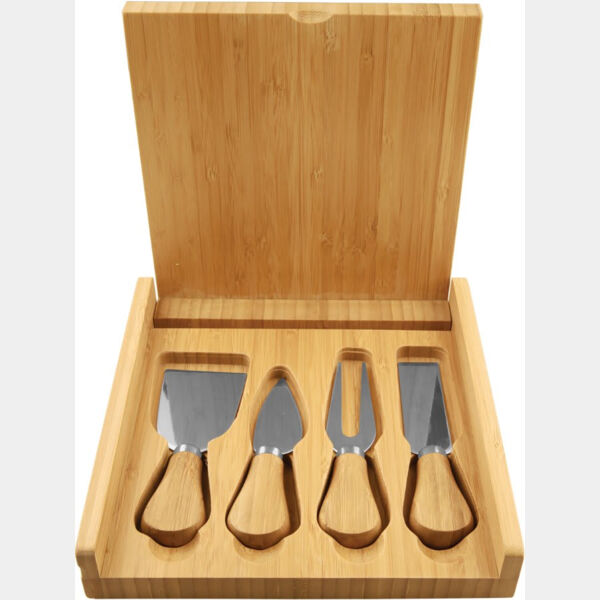 8" x 8" Cheese Set with 4 Tools Thumbnail