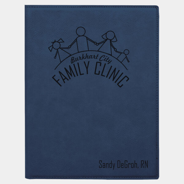 7" x 9" / Laserable Leatherette Small Portfolio with Notepad Thumbnail