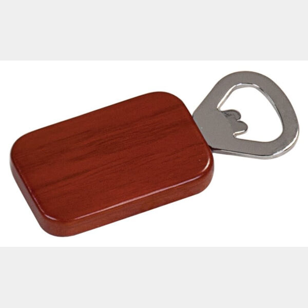 1 1/2" x 2 1/4" Finish Magnetic Rectangle Bottle Opener Thumbnail