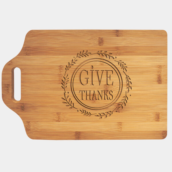 15" x 10 1/4" Cutting Board with Handle Thumbnail