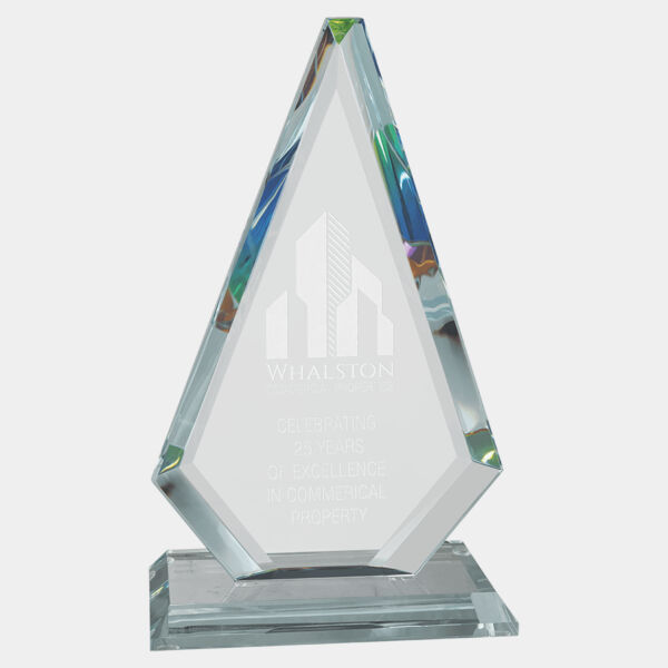 5 5/8" x 9 5/8" Diamond Series Jade Glass with Prism-Effect Top Thumbnail