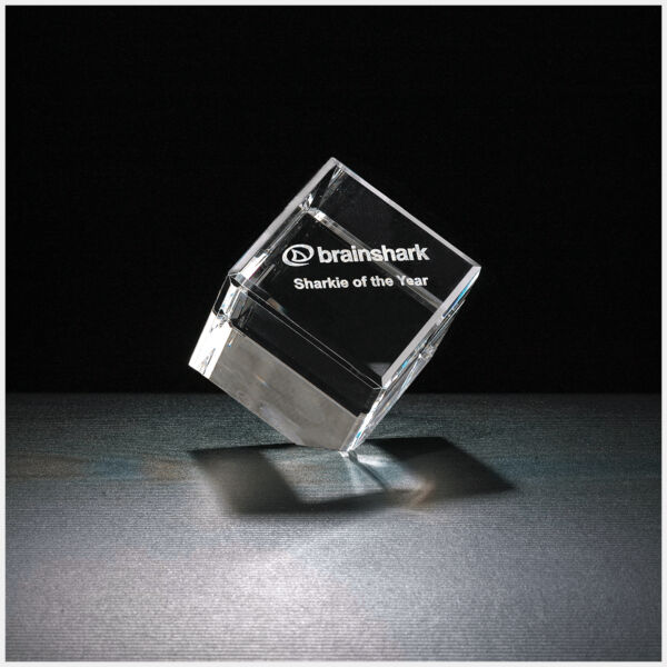 2 3/8" Cube Series, Clipped Cube Multi-Faceted Award Thumbnail