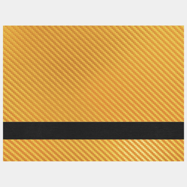 12" x 24" Carbon Fiber Premier Laserable Leatherette Sheet Stock with Kota Pro Adhesive Thumbnail