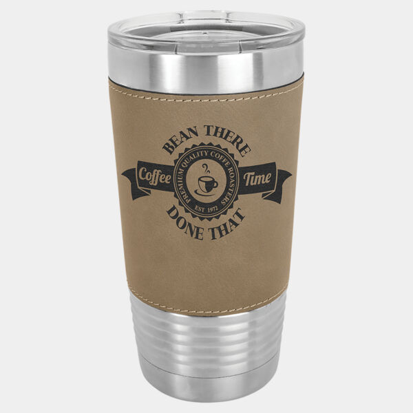 Polar Camel 20 oz. Leatherette Grip Tumbler with Standard Lid Thumbnail