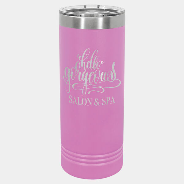 Polar Camel 22 oz. Light Skinny Tumbler with Slider Lid Thumbnail