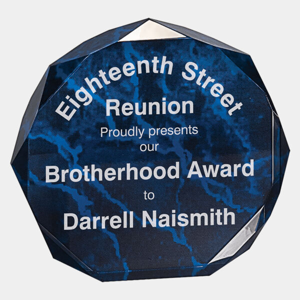 5" Marble Octagon Award Acrylic Thumbnail