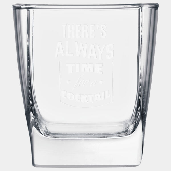 Polar Camel 10 1/2 oz. Square On The Rocks Glass Thumbnail