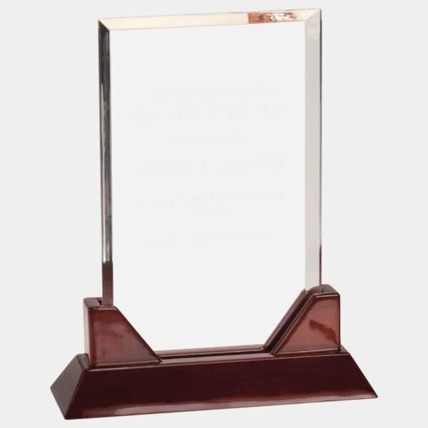 7 3/4" Rectangle Prestige Acrylic with Piano Finish Base Thumbnail