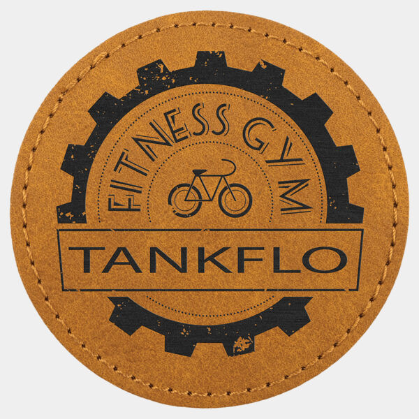 3" Premier Laserable Leatherette Round Patch with Kota Pro Adhesive - Creekside Collection Thumbnail