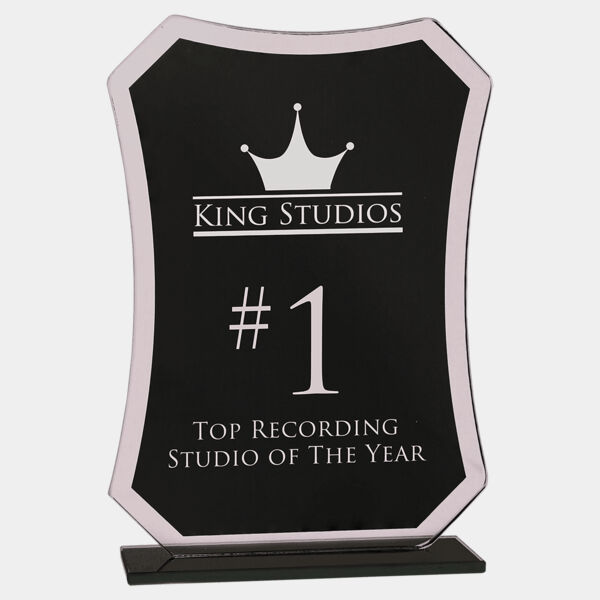 7 1/4" Rectangle Reflection Glass Award Thumbnail