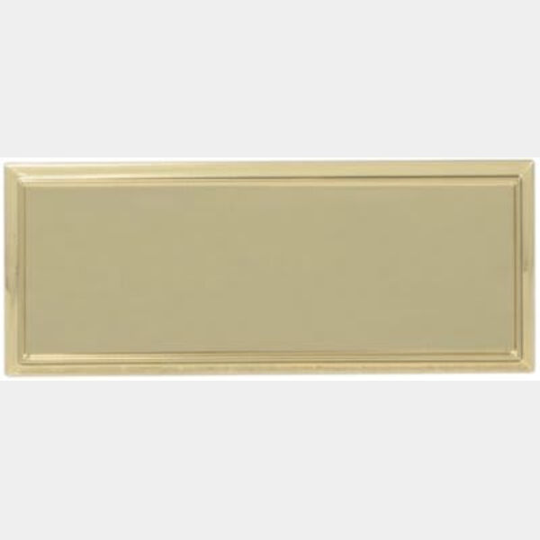 3" x 1" Square Corner Plastic Badge Frame Thumbnail