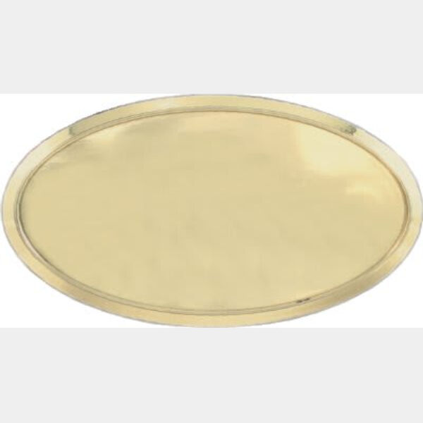 3" x 1 1/2" Oval Plastic Badge Frame Thumbnail