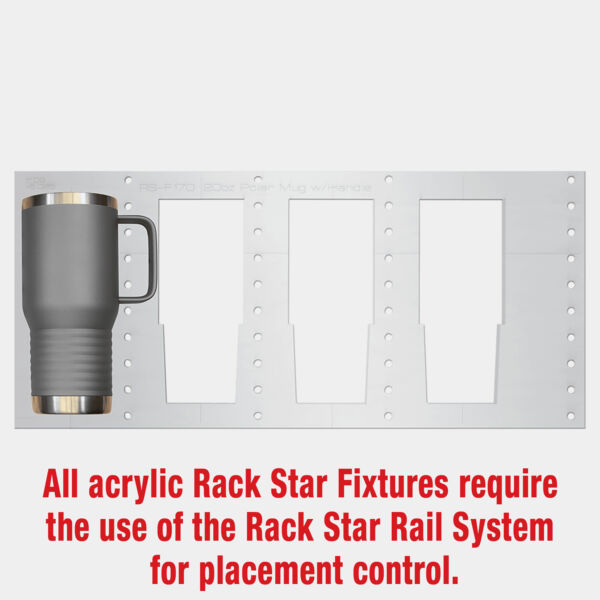 20 oz. Polar Camel Travel Mug with Handle Fixture-Holds 4 Thumbnail