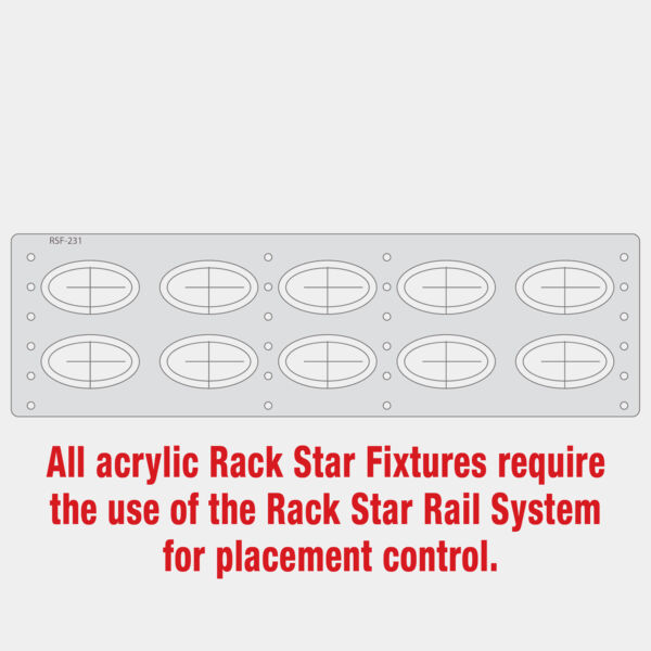 3 1/4" x 1 3/4" Oval Badge Fixture-Holds 10 Laserable Leatherette Name Badges Thumbnail