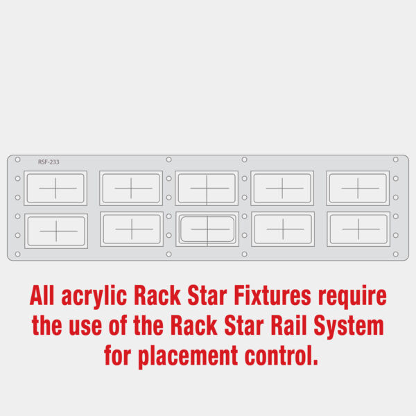 3" x 1 1/2" Rectangle with Rounded Corners Name Badges Fixture-Holds 10 Laserable Leatherette Name Badges Thumbnail