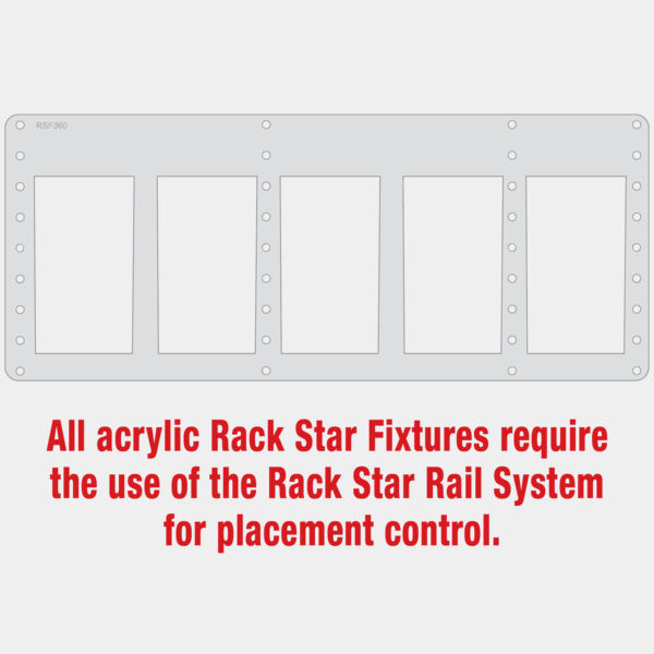 DC301S Decanter Only Rack Star Fixture-Holds 5 Thumbnail