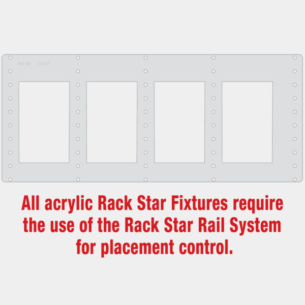 DC401S Decanter Only Rack Star Fixture-Holds 4 Thumbnail
