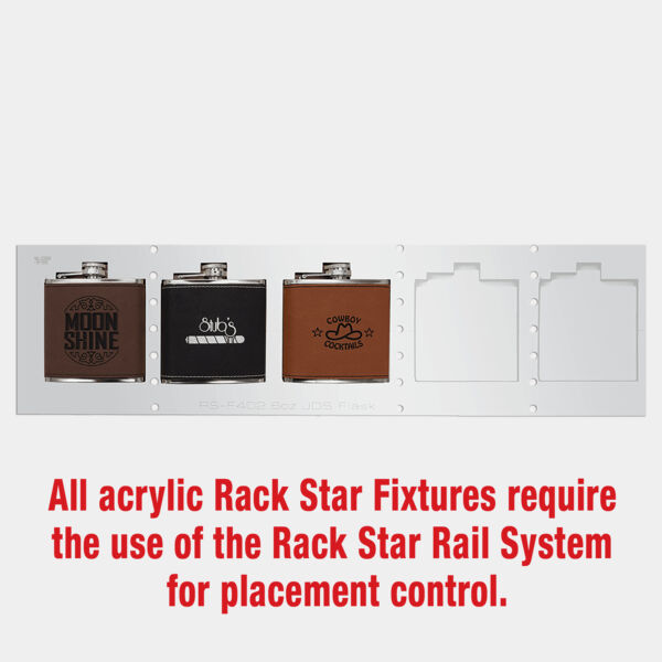 6 oz. JDS Flask Fixture - Holds 5 Thumbnail