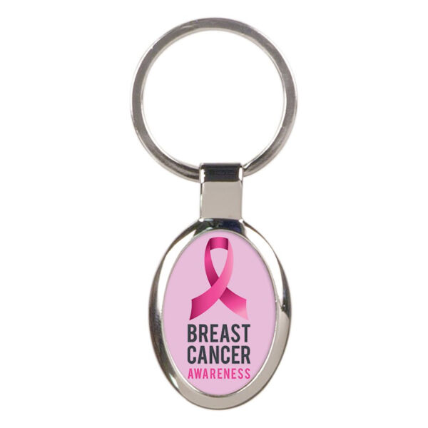 1 5/8" x 1 3/16" Oval Keychain with DynaSub Insert Thumbnail