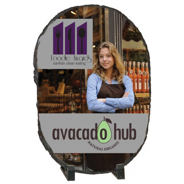 10 1/2" x 13" Oval Gloss SubliStone Thumbnail