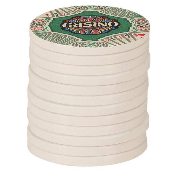 1 1/2" Sublimatable Poker Chip with Edge Thumbnail