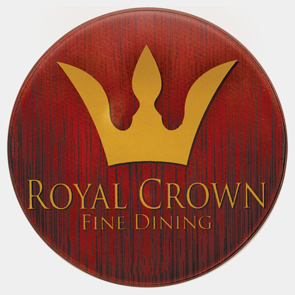 4" Sublimatable Round Glass Coaster Thumbnail